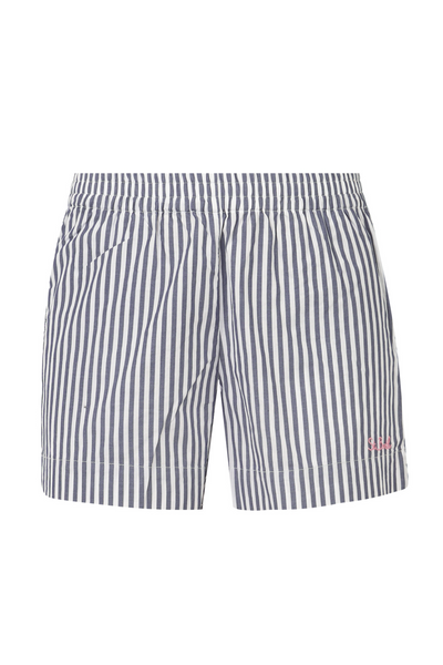 MC2 SAINT BARTH MC2 Saint Barth - Shorts - 450900 - Bianco/Blu da donna