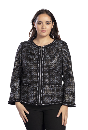 Pomme Rouge Giacca Donna Taglia Forte C6160 Nero