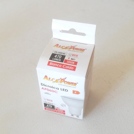 Alca Power GU10 6W 230V 470LM 3000K lampada dicroica a led