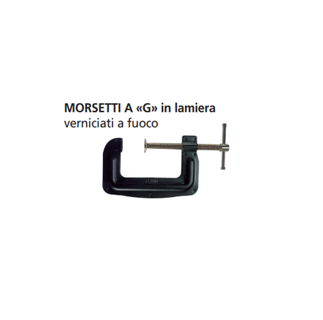 MORSETTO A "G" 75MM