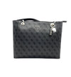 GUESS Borsa Donna Noelle Grande Nero Loggato