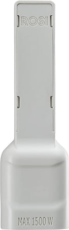 Rosi adattatore extra flat bianco con spina da 16A e bipresa da 2P+T 16A 250V