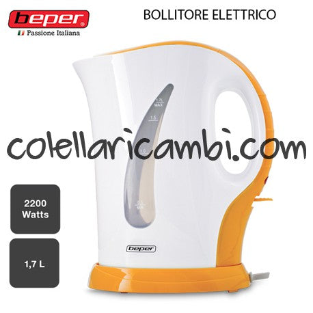 Bollitore Elettrico 1,7 L 2200W Beper