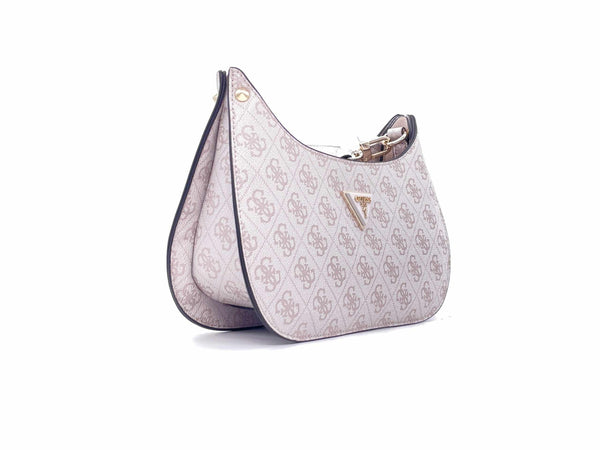 GUESS Borsa Meridian Mini Rosa Antico Loggata
