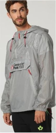 Canadian Peak Giacca a vento Unisex Choupeak Grigio