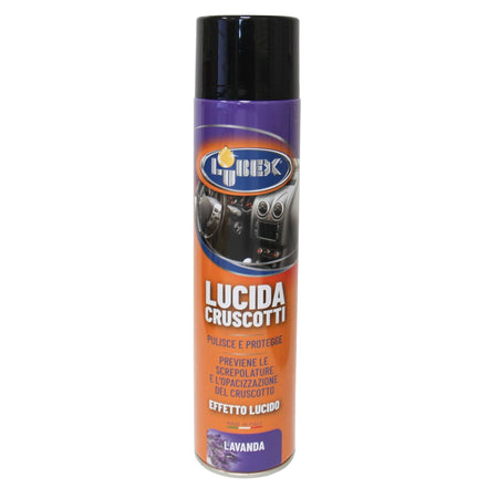 Lubex 600ml lucida cruscotti spray fragranza Ocean - effetto lucido