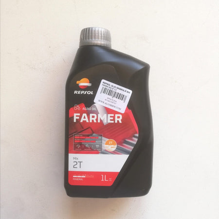 Repsol Farmer 2T 1lt olio miscela minerale per motori 2 tempi