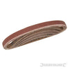 Nastri abrasivi 10 x 330 mm in ossido di alluminio per levigatrici a nastro silverline Silverline
