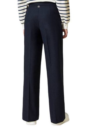 Twin-set Pantaloni Blu da donna