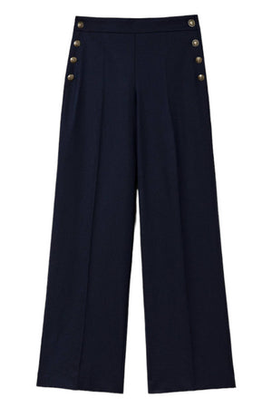 Twin-set Pantaloni Blu da donna