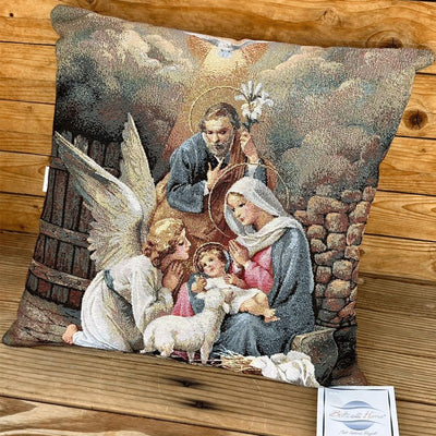 Cuscino arredo natalizio Natività Botticelli Home