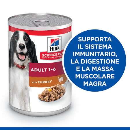 Hill's Mantenimento umido Cani Adulti tacchino 370 gr