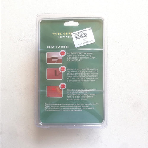 Fiorellini tampone in gomma da 15cm - 6 per effetto legno