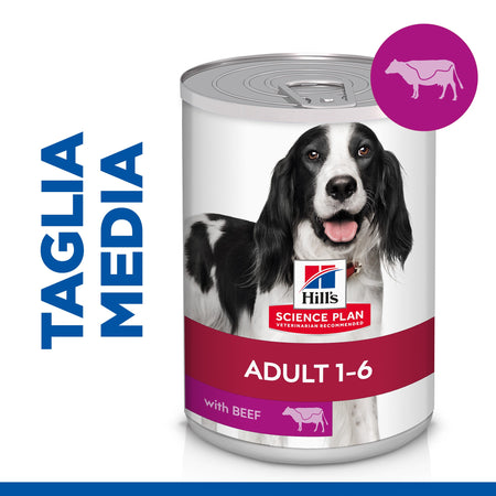 Hill's Mantenimento umido Cani Adulti manzo 370 gr