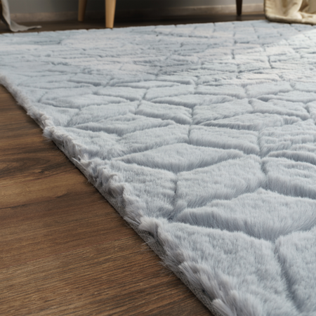 Tappeto arredo salotto pelo lungo Millecubi