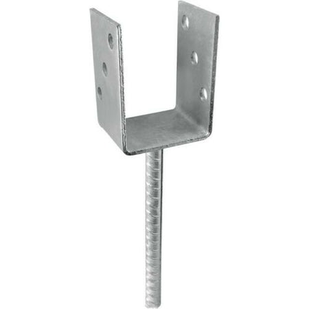 CONNEX - SUPPORTO "U" PER PALI - 91X60X400 MM.