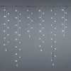 Cascata effetto Nevicata luci a led per esterno decorazione natalizie h 80 x 360 cm