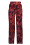 MALIPARMI Maliparmi - Pantalone - 460720 - Fantasia Bordeaux da donna
