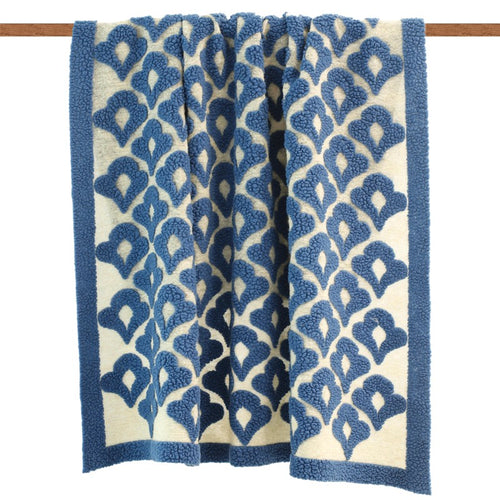 Plaid divano in lana cotta Lucrezia Orientale