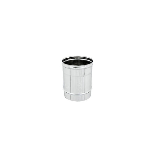 Tubo acciaio inox 100 x 250mm 5 decimi AISI 316