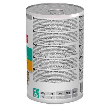 Hill's Perfect Weight umido Cani Adulti pollo e verdure 363 gr