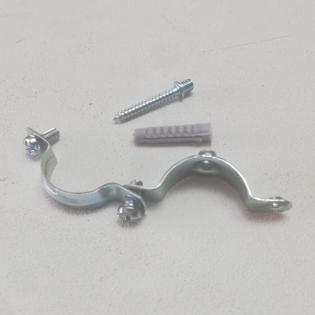 Collare reggitubo collarino zincato da 38mm - bls da 5pz - per fissaggio a muro tubo rame multistrato