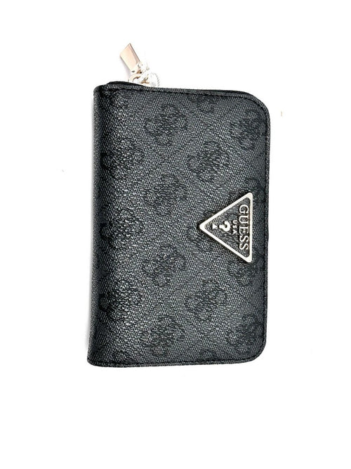 GUESS Borsa pochette portafogli Noelle Mini Coal Logo
