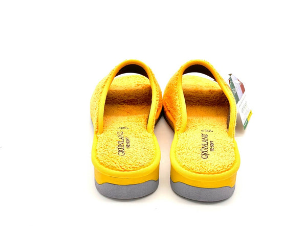 GRUNLAND Ciabatta Dola Donna in Spugna Giallo