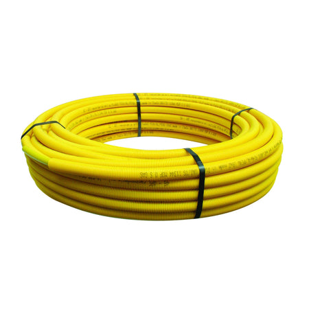 Tubo multistrato 20x2,0mm - 1mt giallo rivestito giallo per gas
