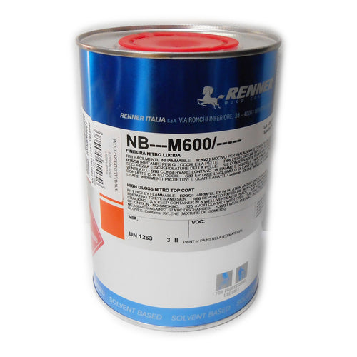 Renner NB-M600 finitura nitro trasparente lucida 60 gloss da 1lt