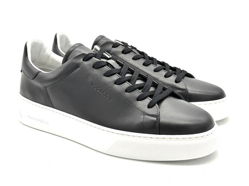 WOOLRICH Sneakers uomo in pelle blu
