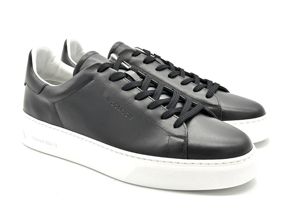 WOOLRICH Sneakers uomo in pelle blu