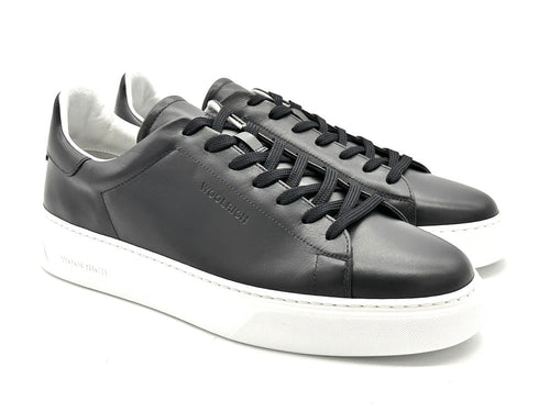 WOOLRICH Sneaker uomo in pelle blu