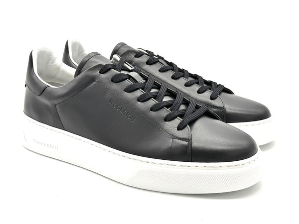 WOOLRICH Sneaker uomo in pelle blu
