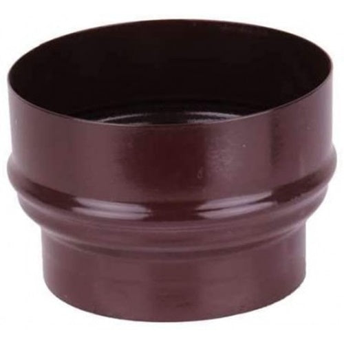 MAGGIORAZIONE PER TUBI STUFA MARRONE LUCIDO 8/12 cm FER 62145