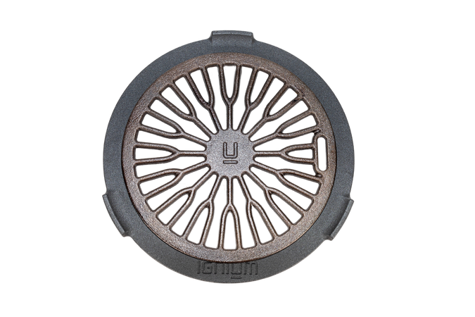 Ignium Taran Camping 1 - griglia tonda con incluso piedistallo tutto ghisa