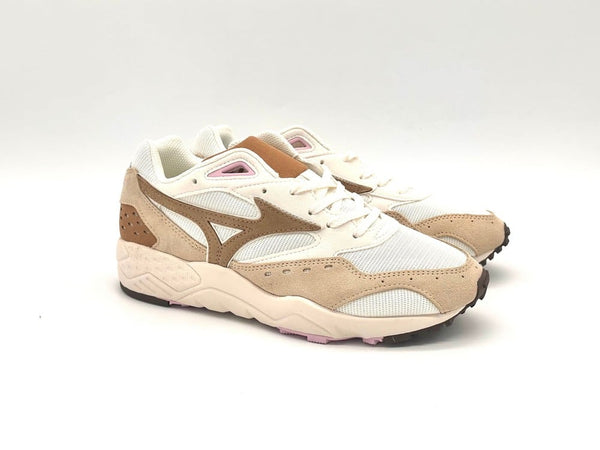 MIZUNO Sneaker donna Sportstyle Contender bianco beige e marrone