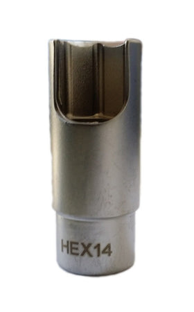 Kit 5 Chiavi A Bussola Per Collegamenti Elettrici Iniettori Scalanate Hex 12-22