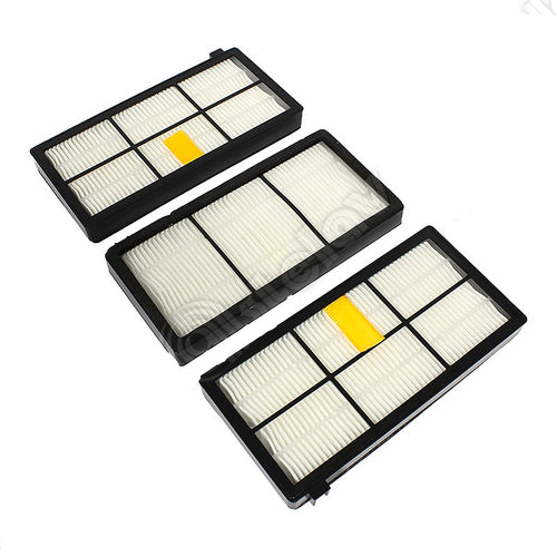 FILTRO HEPA RETTANGOLARE ASPIRAPOLVERE IROBOT SERIE 800-900- PZ 3 - AT 00802400