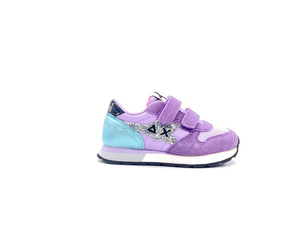 SUN68 Sneakers Bambina Girl's Stargirl Glitter logo Lilla