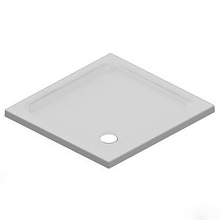 Piatto Doccia Acrilico Quadrato Bianco Ultraflat altezza 3.5cm
