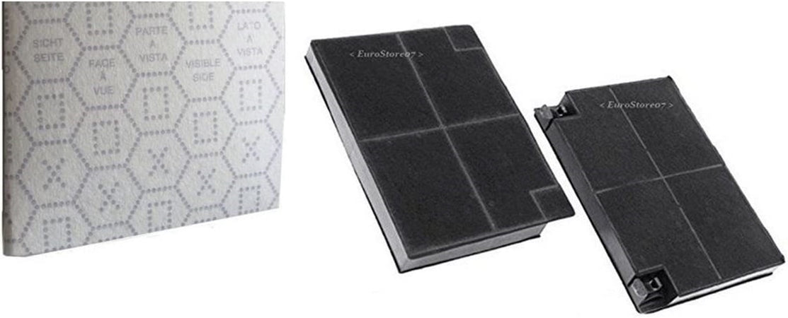 2 FILTRI CAPPA CARBONI + PANNO 50 X 60 FRANKE FABER ELECTROLUX SMEG BRANDT f 43