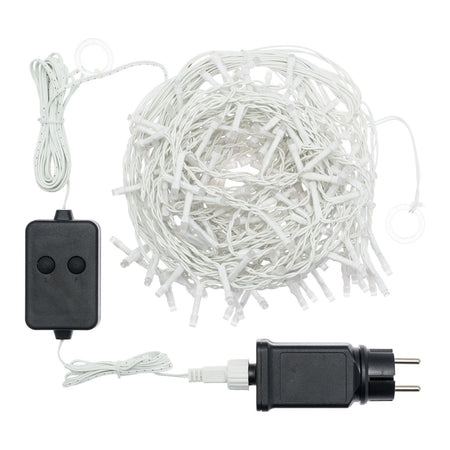 Tenda luminosa 180 led multicolor di Natale cascata da interno ed esterno 400 cm