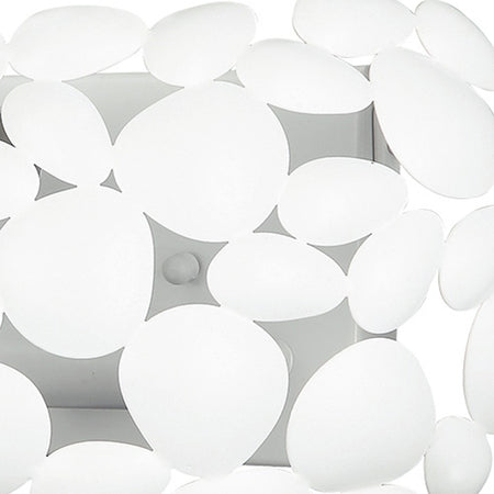 Applique da parete per interno 40W 2XE14 bianca GRAPE