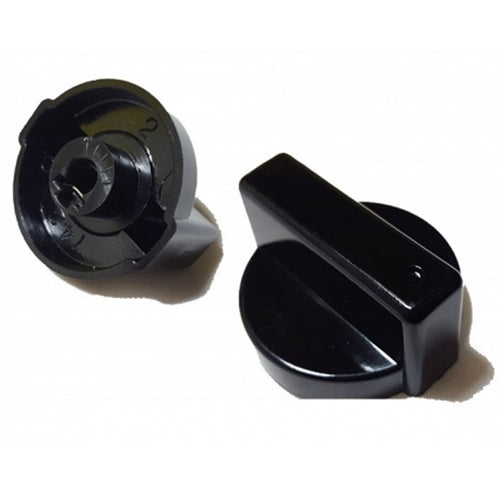 CANDY IBERNA GASFIRE ZEROWATT 1 PZ MANOPOLA CUCINA NERA INNESTO 6 MM - M 5463