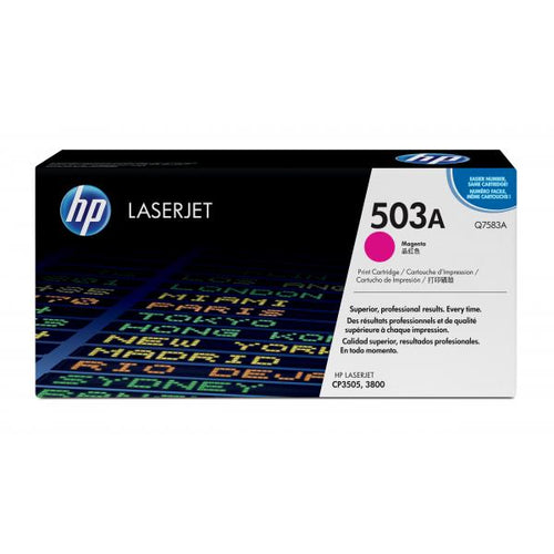 HP 503A Magenta Original LaserJet Toner Cartridge cartuccia toner 1 pz Originale (Toner Magenta - Pages 6.000 - Warranty: 12M)