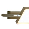 Applique da parete per interno 17W a led orientabile oro FOLIO