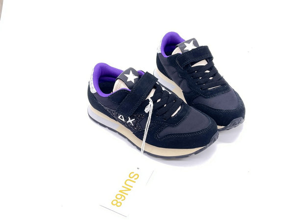 SUN68 Sneakers Bambina Nero Stargirl Glitter
