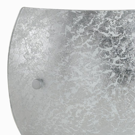 Applique da parete per interno 40W 2xE14 argento GLAM