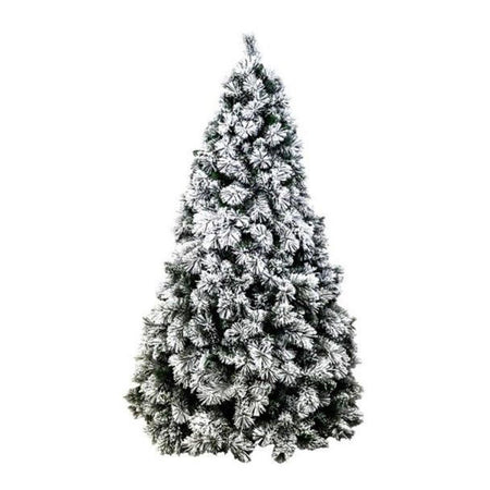 Albero di natale "Carey" in PP Effetto Aghi di Pino + PVC di Altissima qualità Innevato